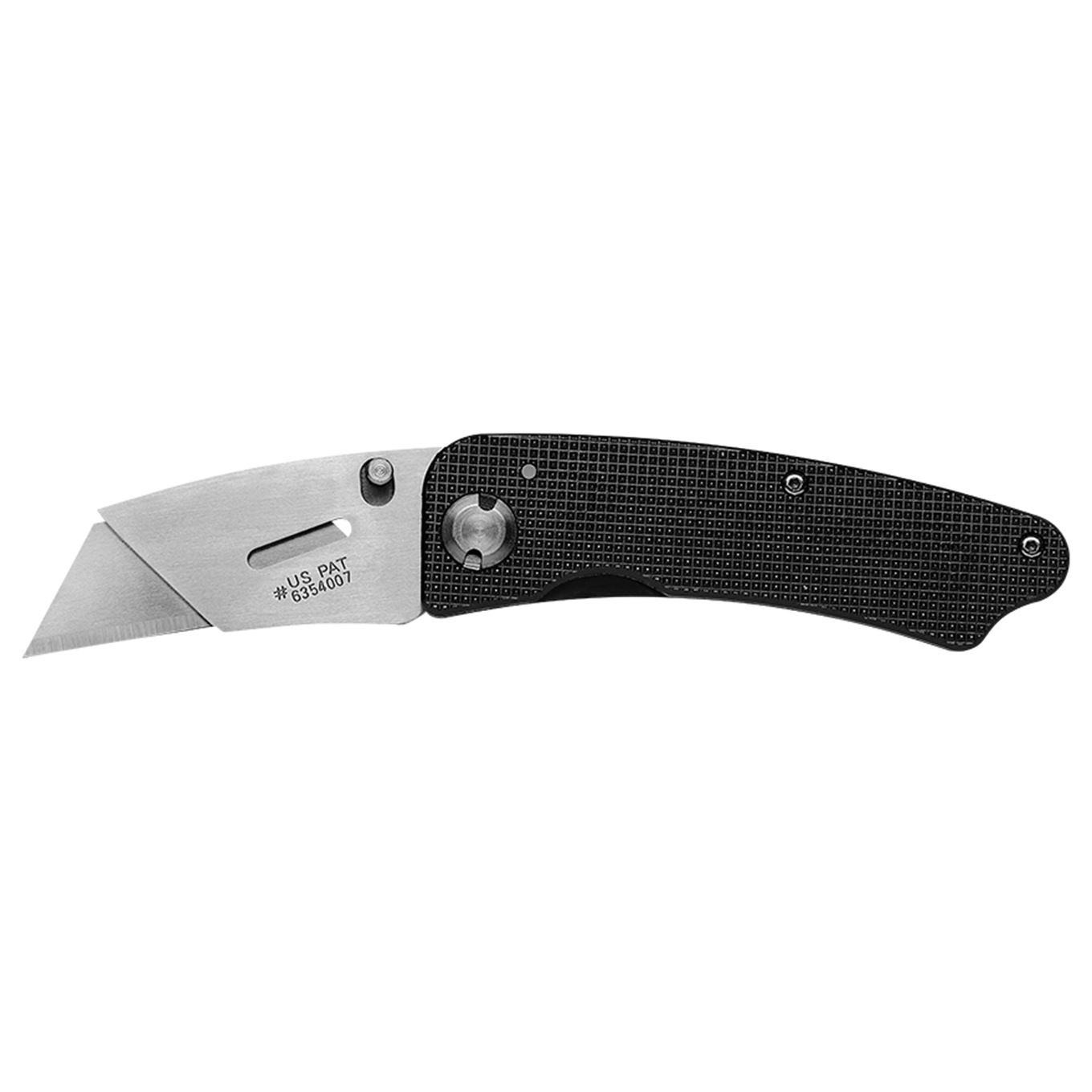 Starrett Hidden Edge Utility Knife with Easy to Use Safety Lock and Level  for Fast, Tool-Free Blade Changes - Retractable Lever Action, Aluminum Case