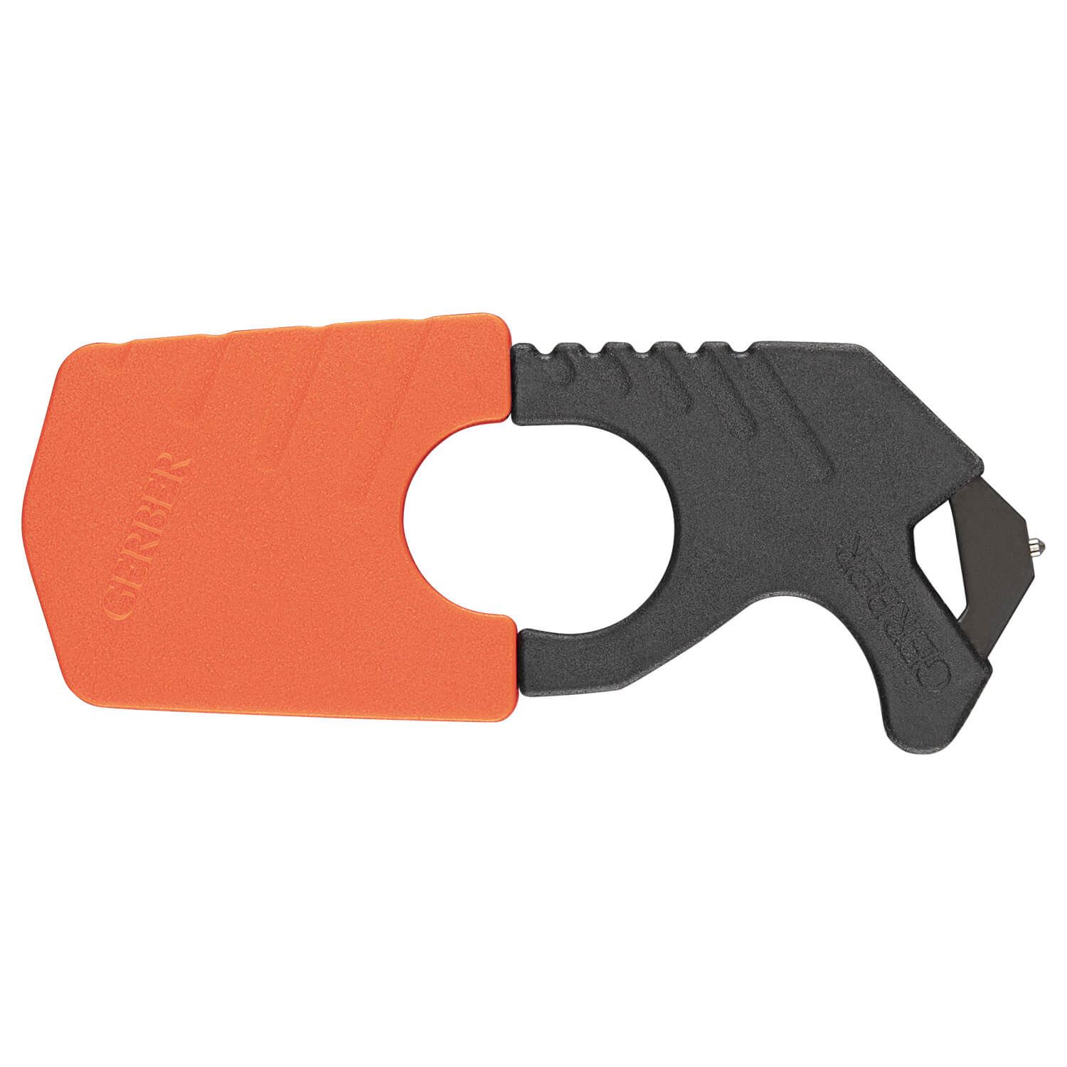Strap Cutter - Black, Orange Sheath